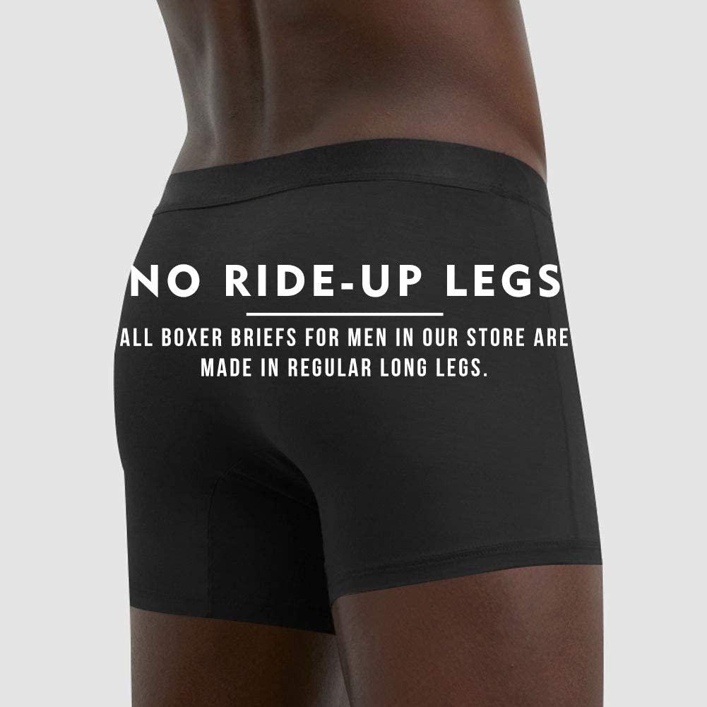 5Mayi Men's Underwear Boxer Briefs Cotton Regular Long Mens Boxer Briefs Underwear Men Pack S M L XL XXL - Image 3