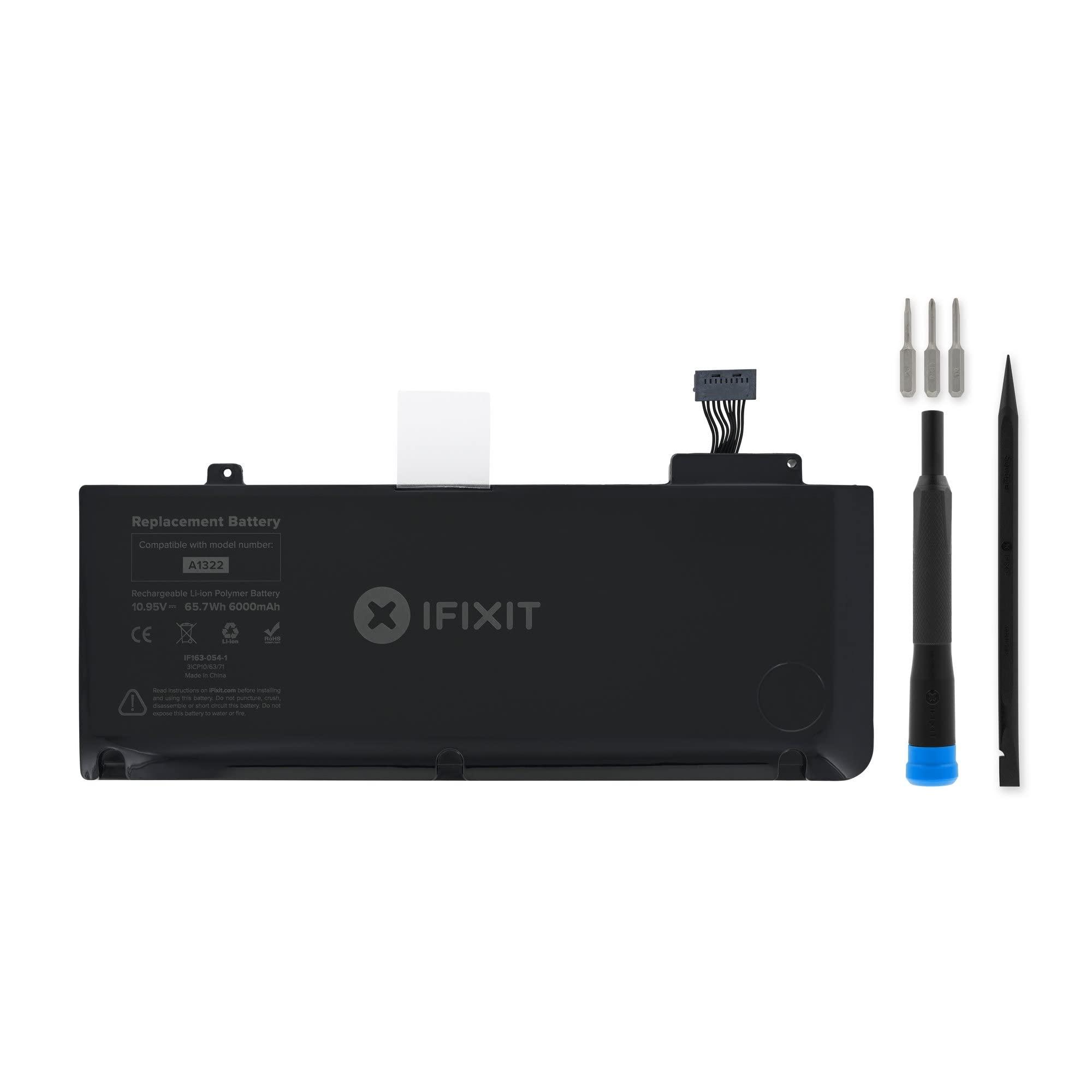 iFixit Battery Compatible with MacBook Pro 13" Unibody (Mid 2009 to Mid 2012) - Repair Kit
