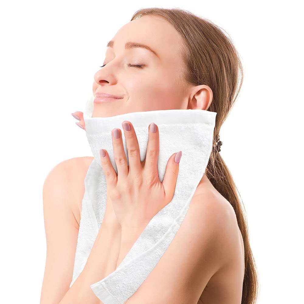 Yoofoss Luxury Washcloths Towel Set 10 Pack Baby Wash Cloth for Bathroom-Hotel-Spa-Kitchen Multi-Purpose Fingertip Towels & Face Cloths - Image 7