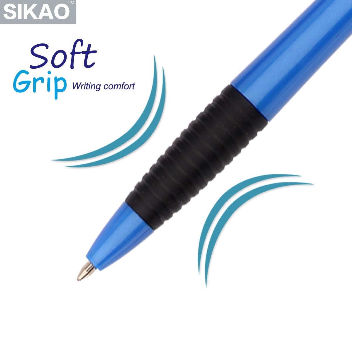 Pens Bulk Gripped Slimster Retractable Ballpoint Pen Medium Point Black ink Smooth Writing Pens for Journaling No Bleed (60Pack) - Image 5