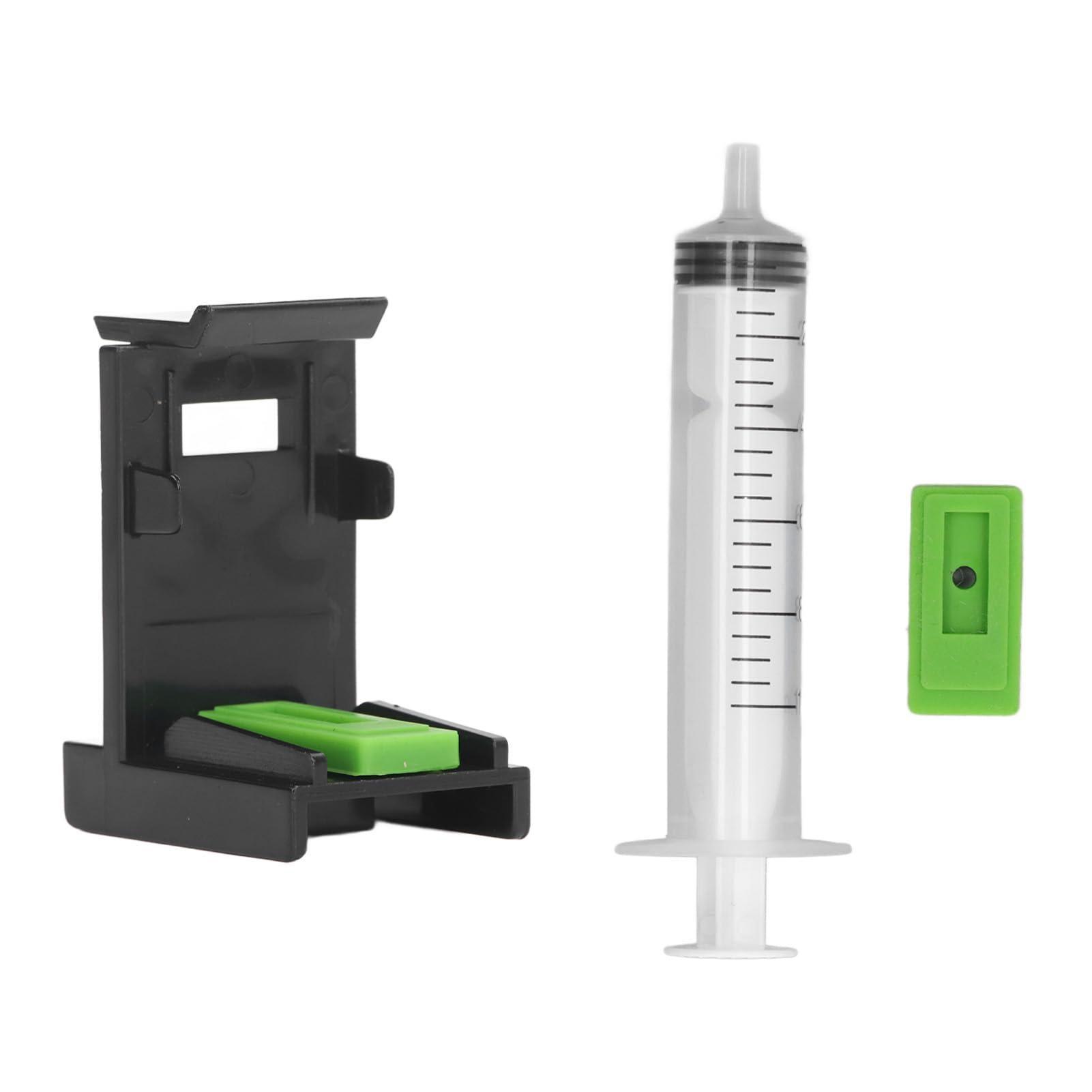 Ink Refill Clip, Ink Refill Tools, ABS PP Portable Ink Suction Holder Clip with Syringe for Hp Inkjet Ink s 745 746 47 57 705 706 810 811 210 211 - Image 3