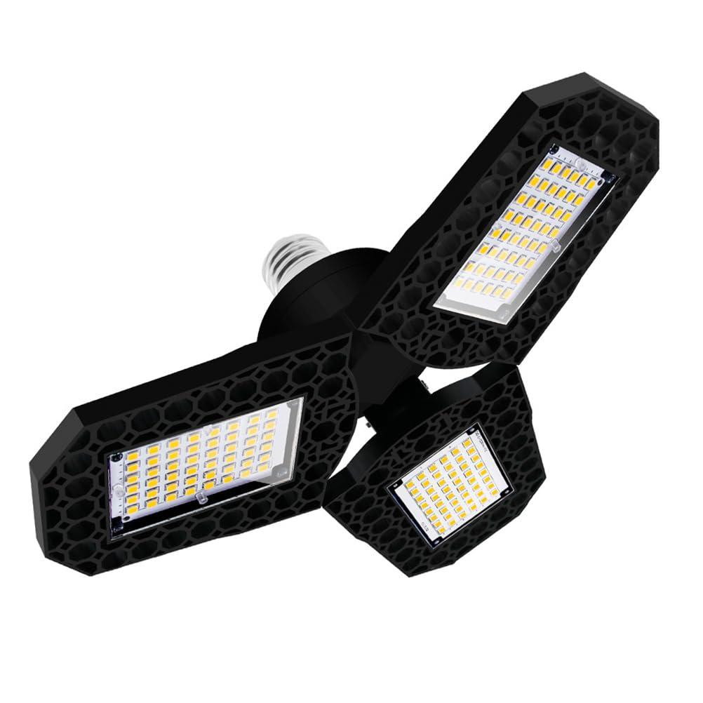 Angoily Motion Sensor Garage Light LED Ceiling Light, 1 Pack Outdoor Motion Light LED Work Lights LED Spot Lights - Image 9