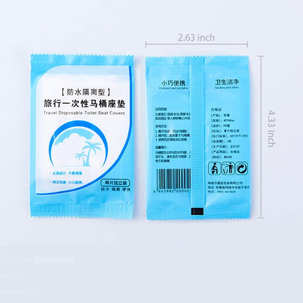 Toilet Seat Covers Disposable 60 pack for Travel Toilet Seat Cover Friendly Packing for Kids Potty Training and Adult - Image 3