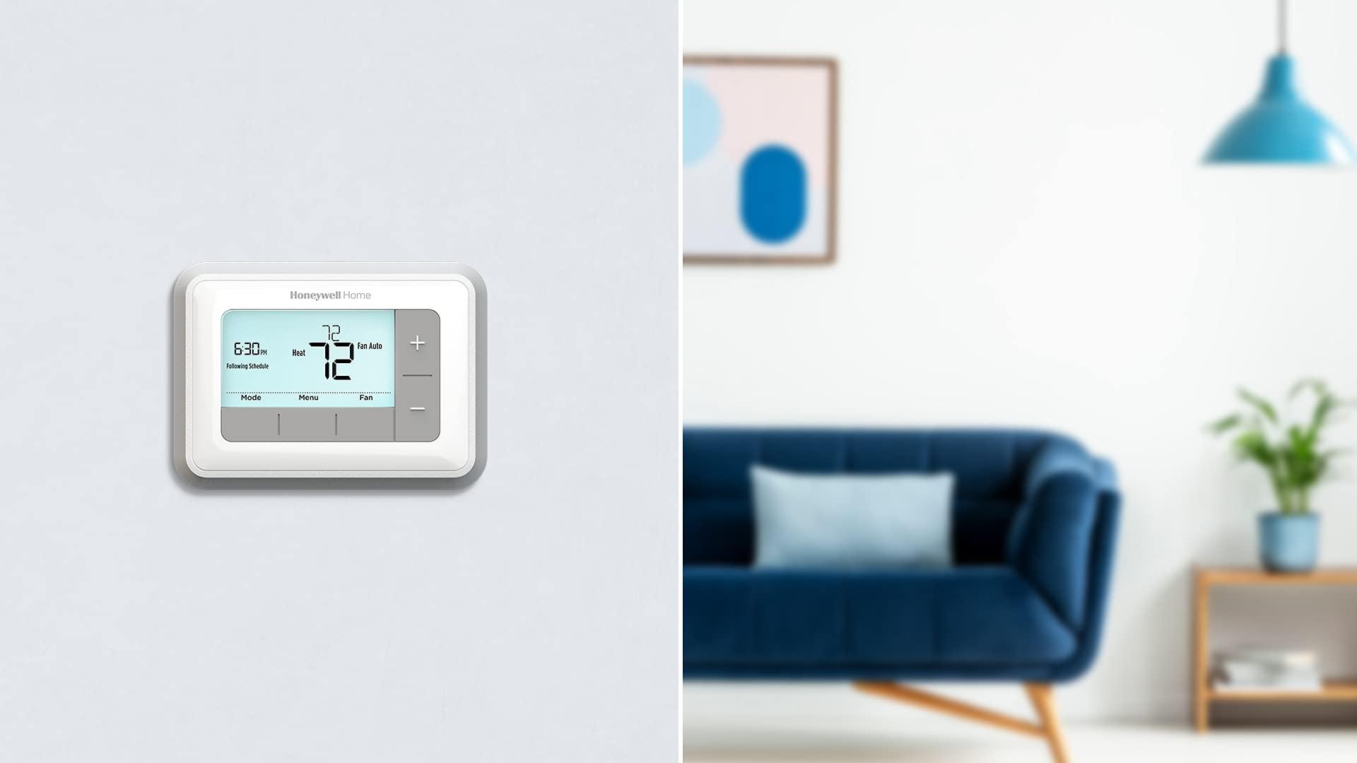 Honeywell Home RTH7560E 7-Day Flexible Programmable Thermostat-Extra-Large Backlit Display, White - Image 8