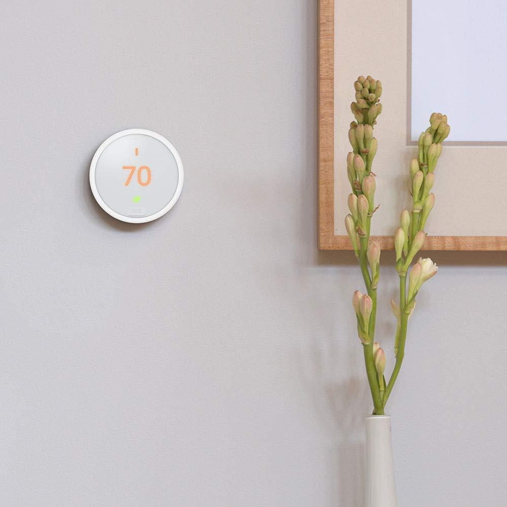 Google Nest Thermostat E - Programmable Smart Thermostat for Home T4000ES - 3rd Generation Nest Thermostat (Frosted White)- Compatible with Alexa - Image 9