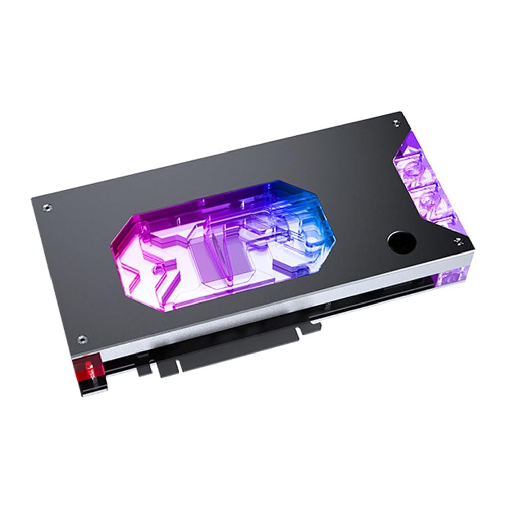 GPU Waterblock Water Cooling Block Use for ASUS ROG RTX 5090 5090TI Graphics Card/PC Copper Cooler Radiator RGB Aura 5V RBW/with Metal Backplate (for ASUS Prime RTX 5080 O16G) - Image 6