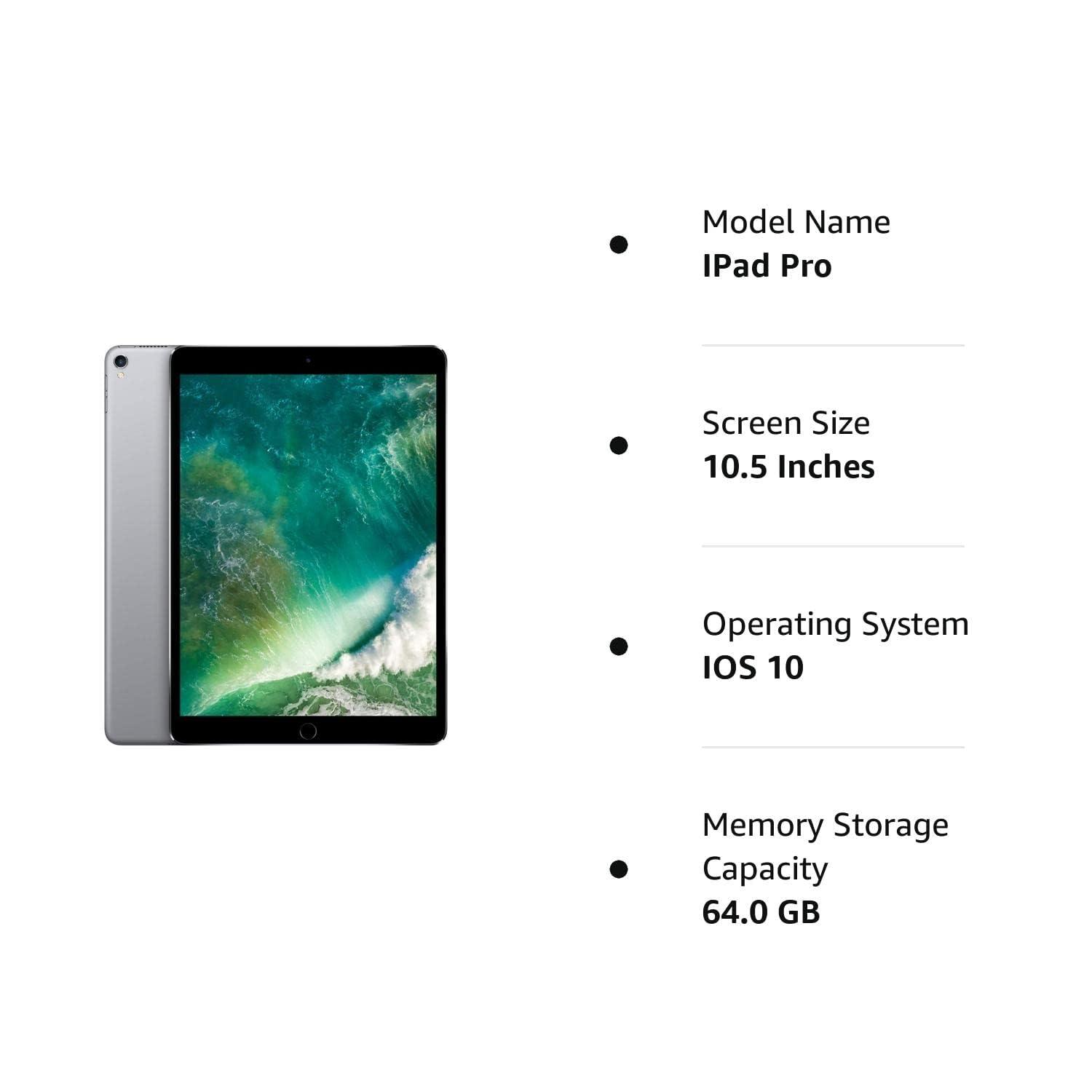2017 Apple iPad Pro (10.5-inch, Wi-Fi, 64GB) - Space Gray (Renewed) - Image 8