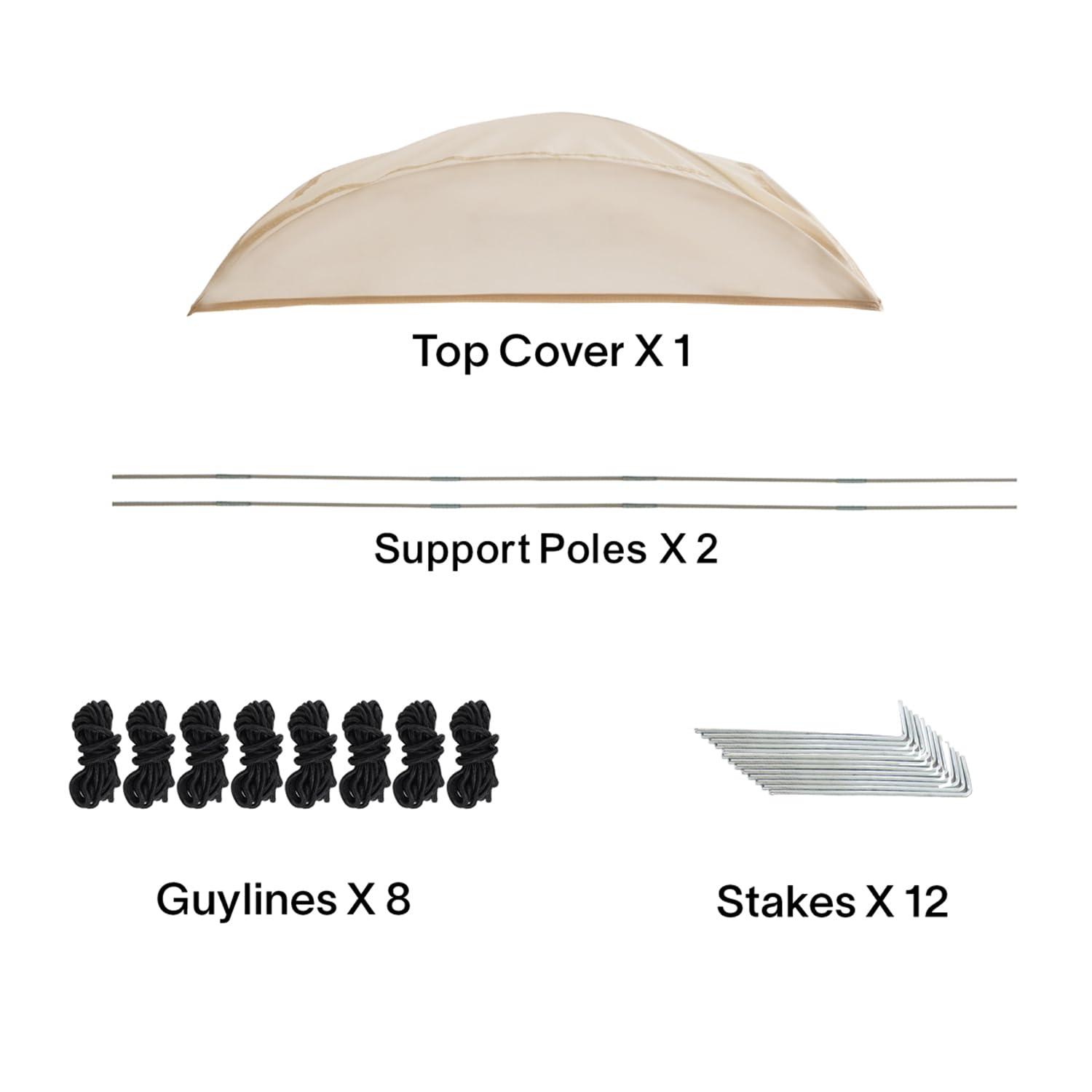 EighteenTek Pod All Weather Sports Tent with Sealed Floor - Instant Tent Shelter - Outdoor Bubble Tent - Rain Tent Camping Sun Shelter Pop Up Clear, Patent Pending for Sports Events Fishing Cheering - Image 8