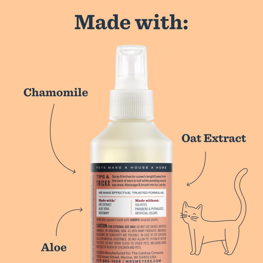 MRS. MEYER'S CLEAN DAY Cat Deodorizing Spray, White Peach Scent, 8oz - Image 6