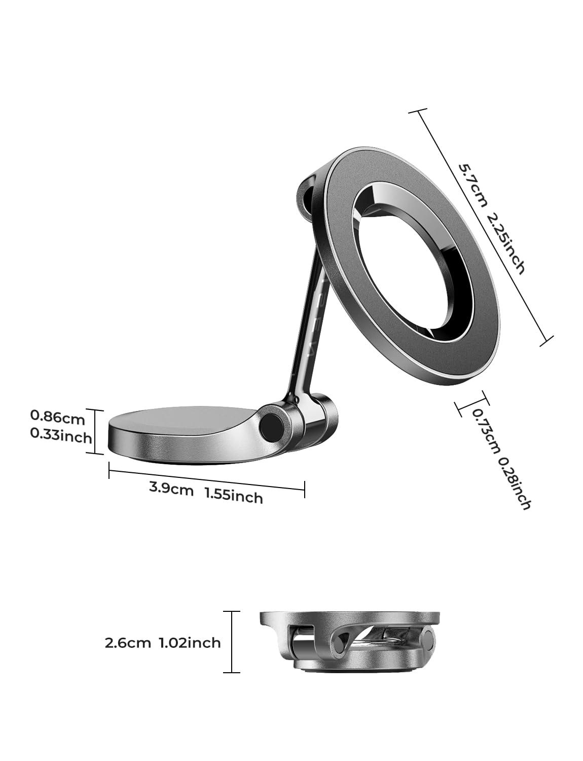 LISEN for Magsafe Car Mount, Ultra Magnetic Dashboard Phone Holder, Car Accessories for iPhone 16 Pro Max,Gifts for Men Women Him Her, Fit for iPhone16 Pro/Pro Max 15 14 13 12 - Image 9