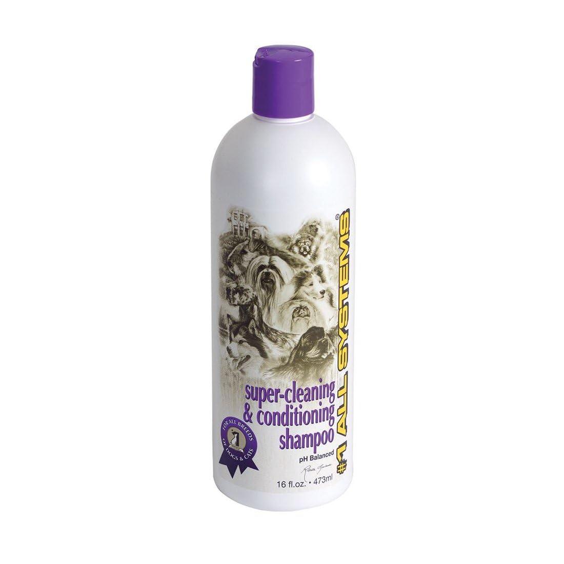 #1 All Systems Super Cleaning and Conditioning Pet Shampoo, 16-Ounce