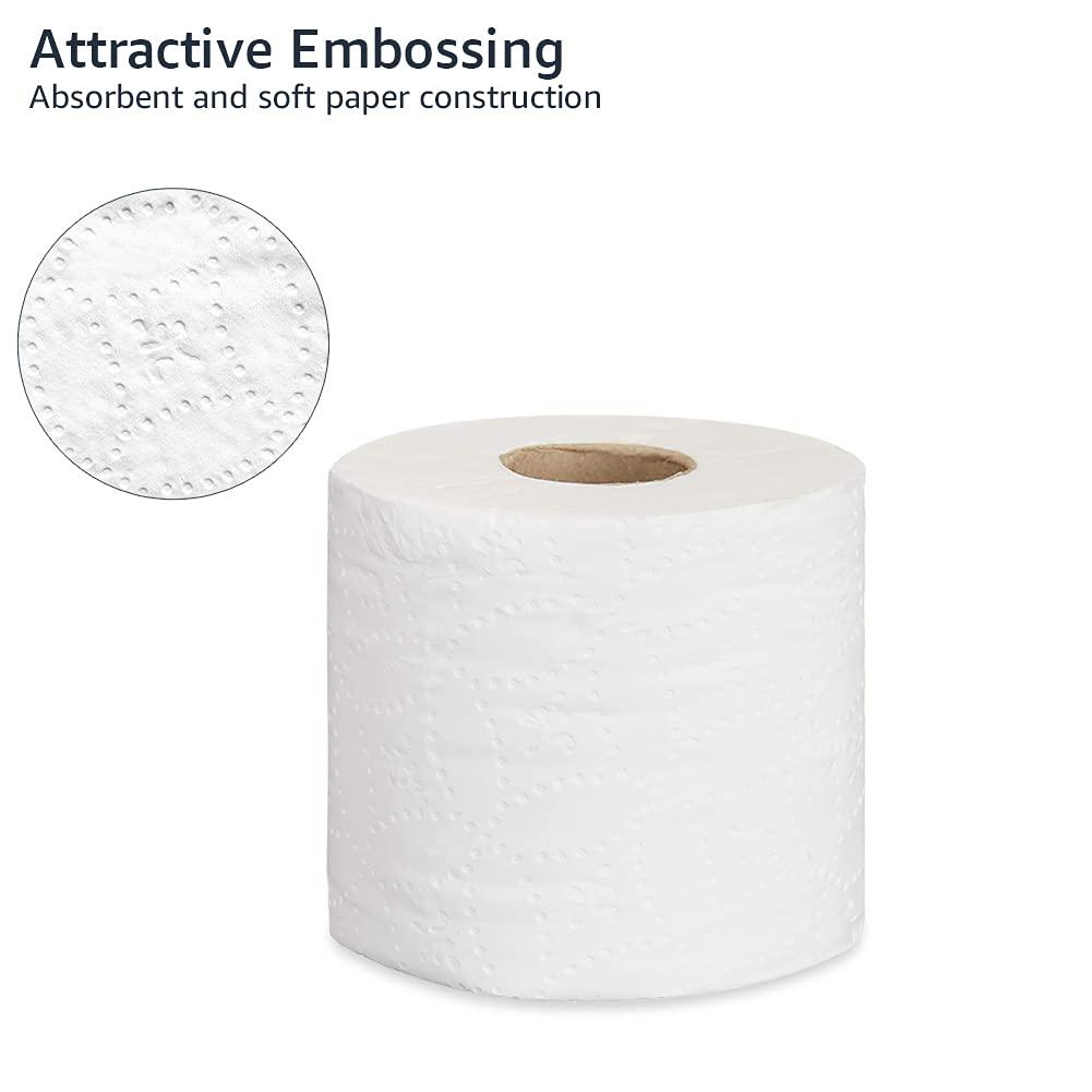 AmazonCommercial FSC certified paper 2-Ply White Quick Dispensing Toilet Paper for RV's & Marine, Waste-Tank Compatible, 300 Sheets per Roll - 24 Rolls - Image 3