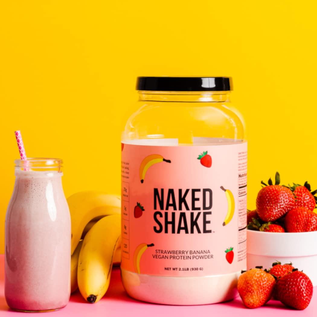 Naked Shake - Vegan Protein Powder, Strawberry Banana - Flavored Plant Based Protein With Mct Oil, Gluten-Free, Soy-Free, No Gmos Or Artificial Sweeteners - 30 Servings - Image 8