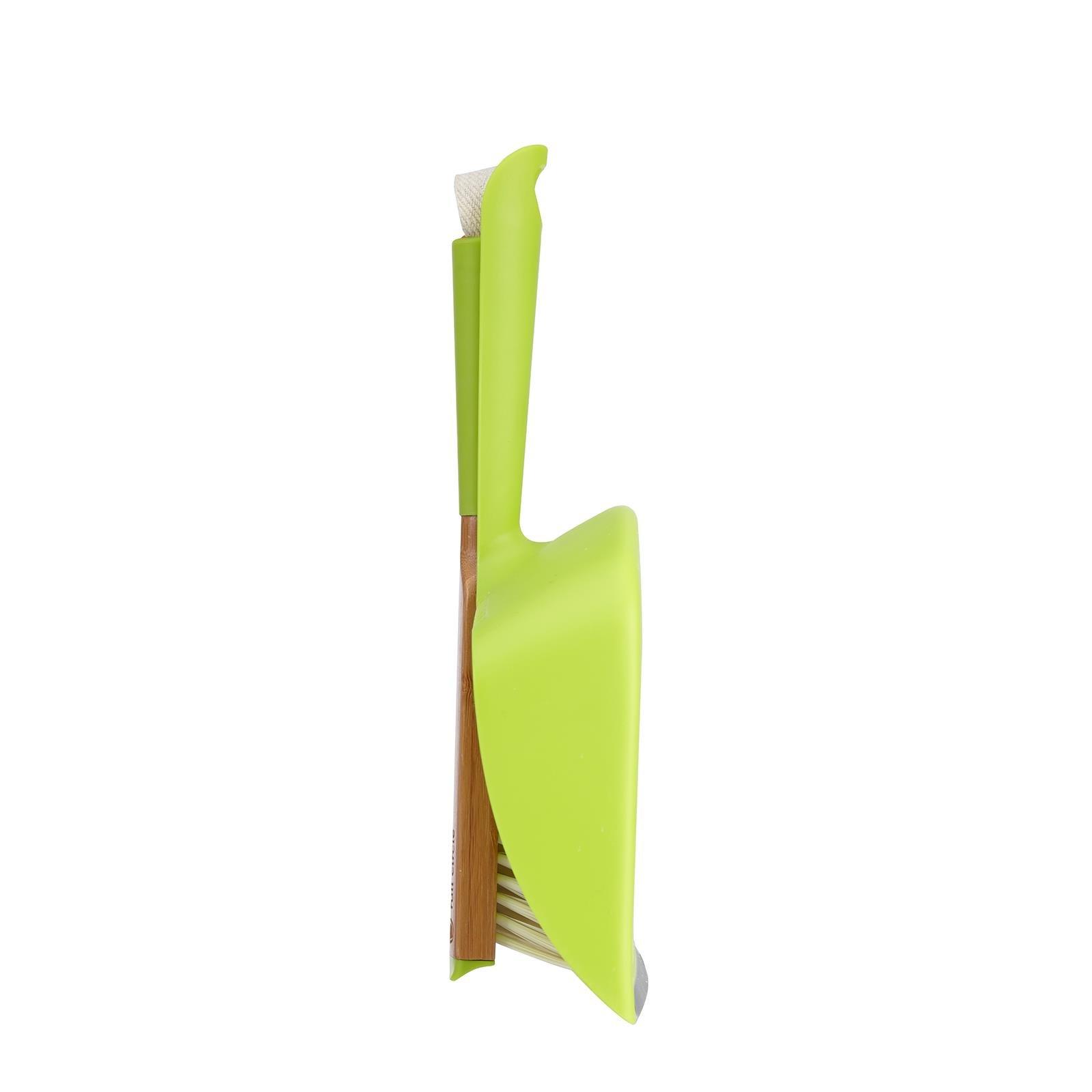 Full Circle Clean Team Brush & Dustpan Set, Green - Image 5