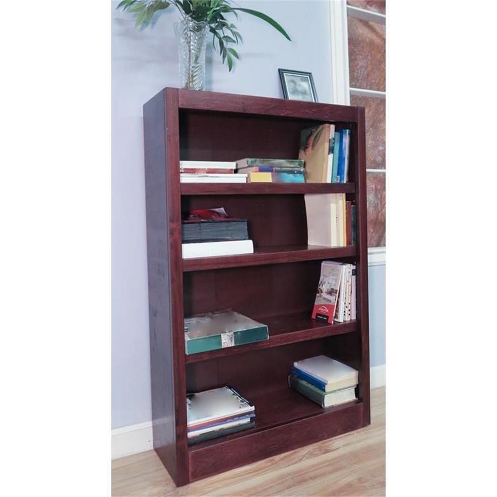 Concepts In Wood Midas Four Shelf Bookcase 48" H Cherry Finish - Image 2