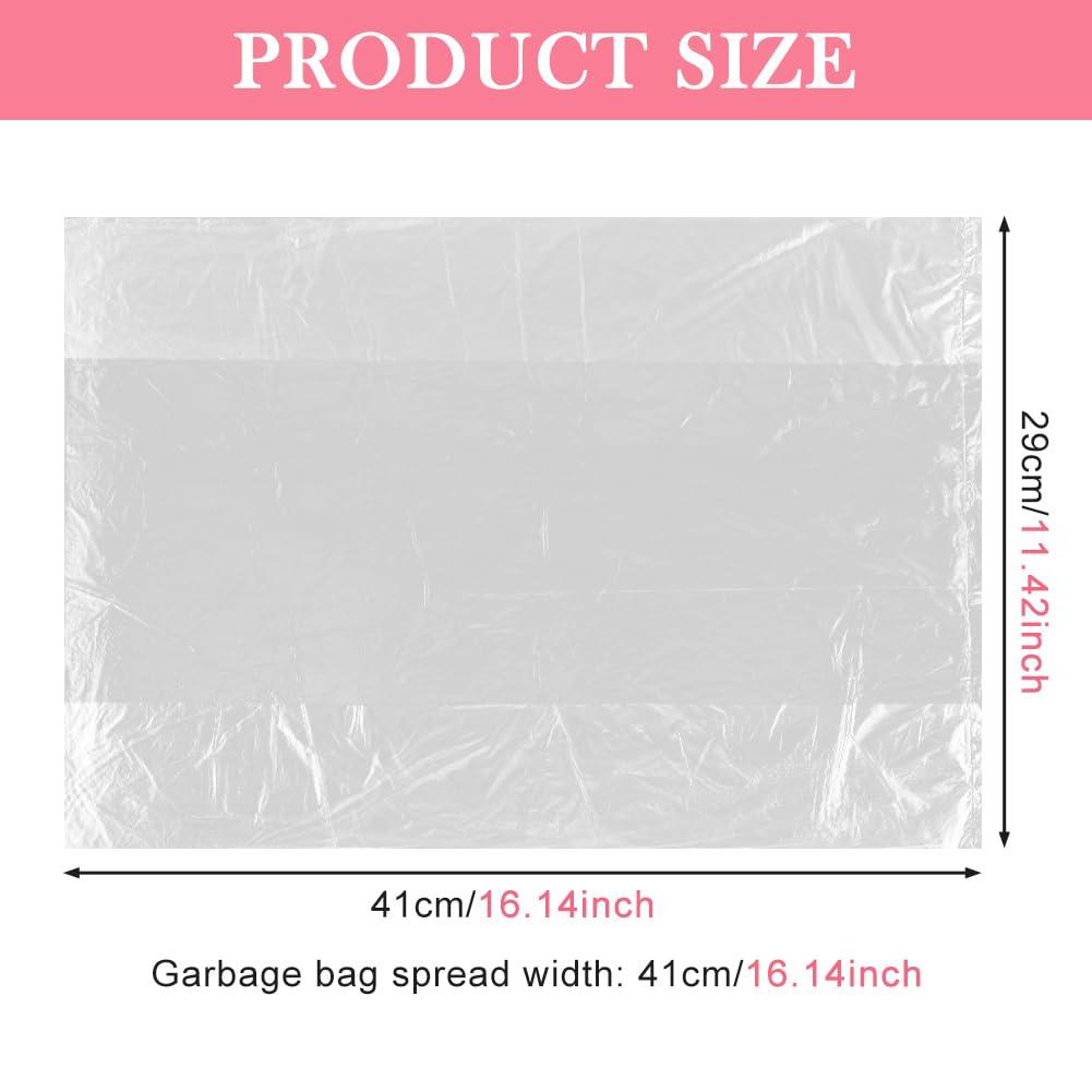 1000 Pcs Sanitary Napkin Disposal Bags, Tampon Disposal Bags Feminine Hygiene Disposal Bags, Small Trash Bags for Tampon Bedroom Bathroom Trash Bags, 16.14x11.42inch - Image 3