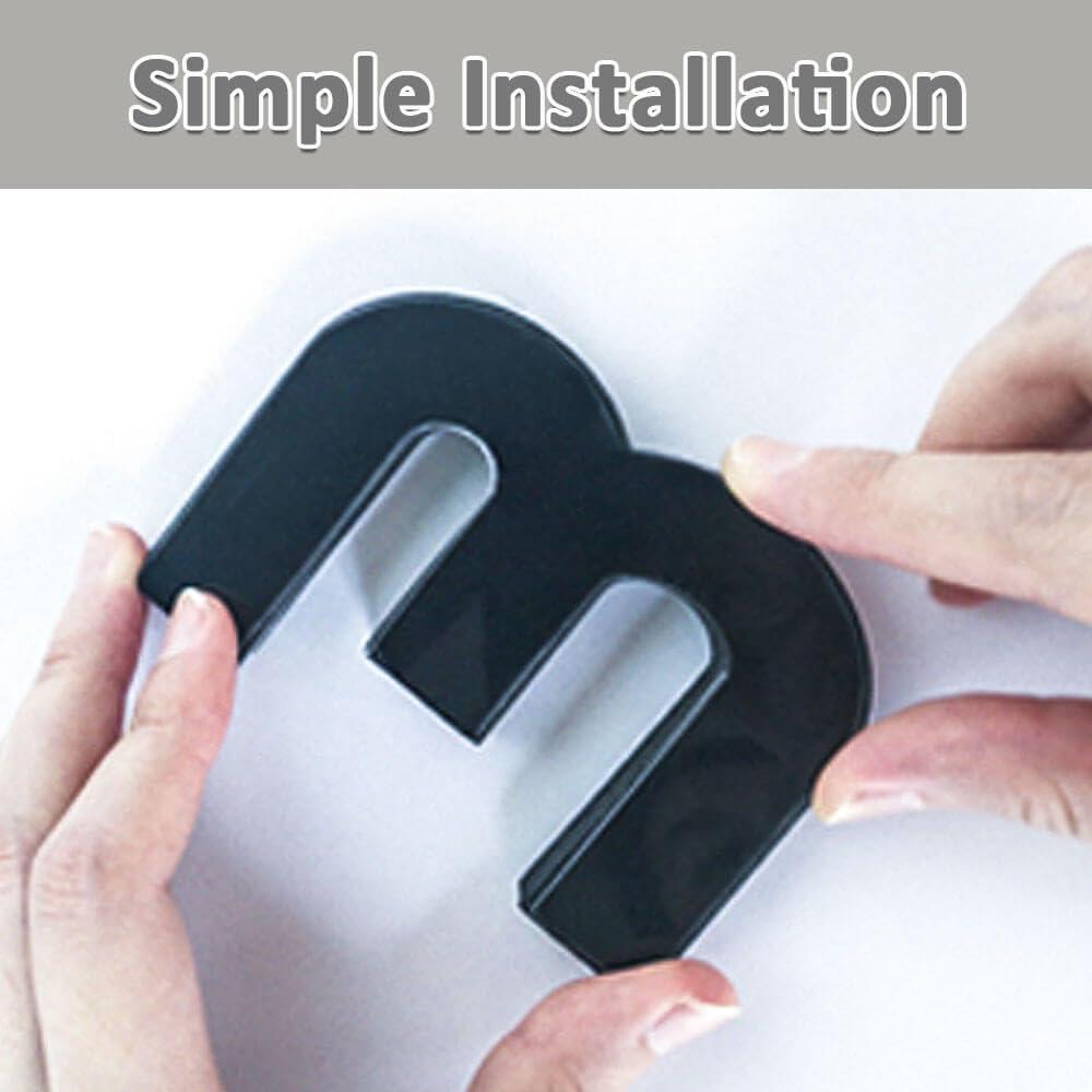 Mintime Modern Frameless DIY Wall Clock Large 3D Wall Watch Mirror Numbers for Home Office Decorations - Image 6