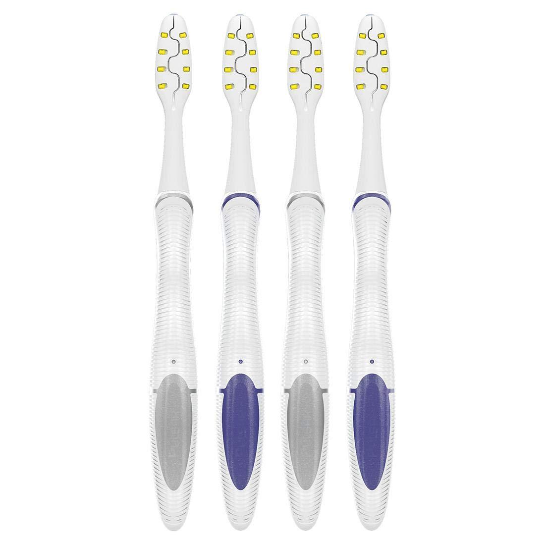 Oral-B Pulsar Vibrating Bristles Toothbrush, Medium, 4 Pack (Colors May Vary) - Image 3