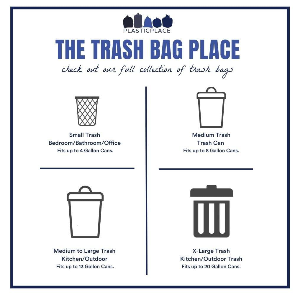 Plasticplace 12-16 Gallon Recycling Trash Bags,200 Count (Pack of 1) - Image 6