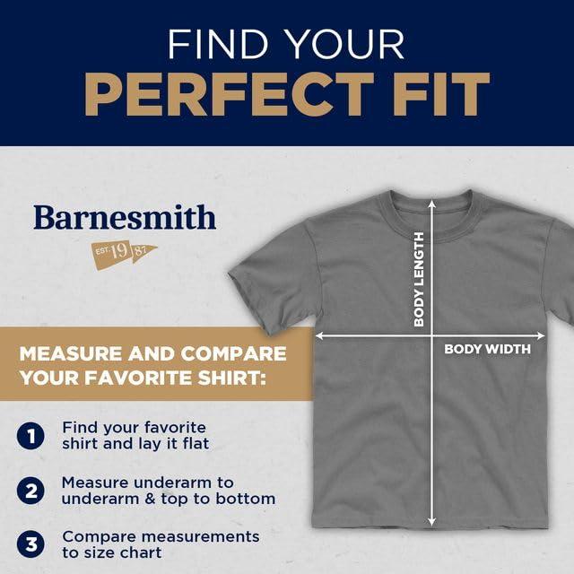 Barnesmith Short Sleeve T-Shirt, Unisex, Heritage Logo, NCAA Colleges - Image 5