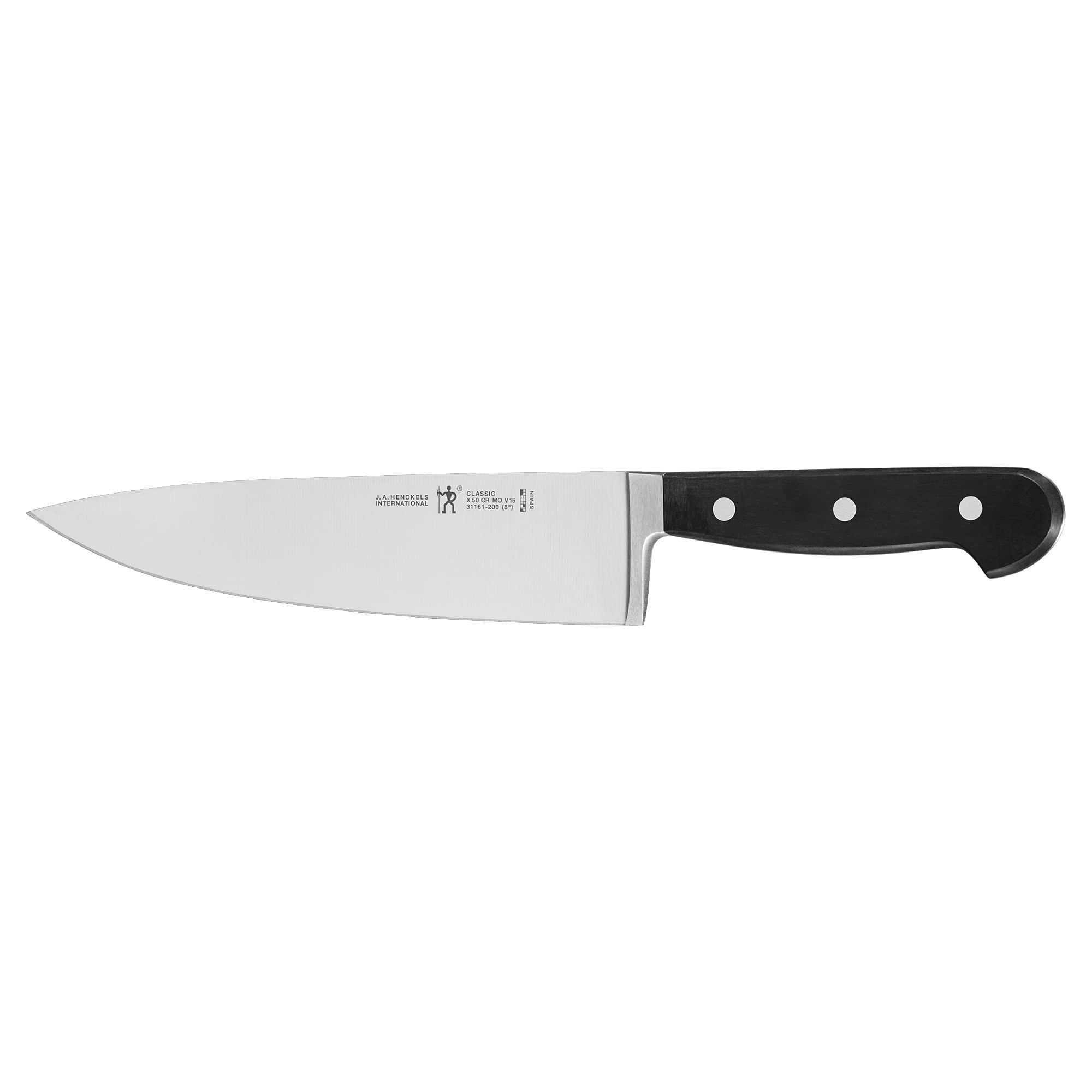 HENCKELS Classic Razor-Sharp 3-Piece Kitchen Knife Set, Chef Knife, Paring Knife, Utility Knife, German Engineered Informed by 100+ Years of Mastery, Stainless Steel - Image 4