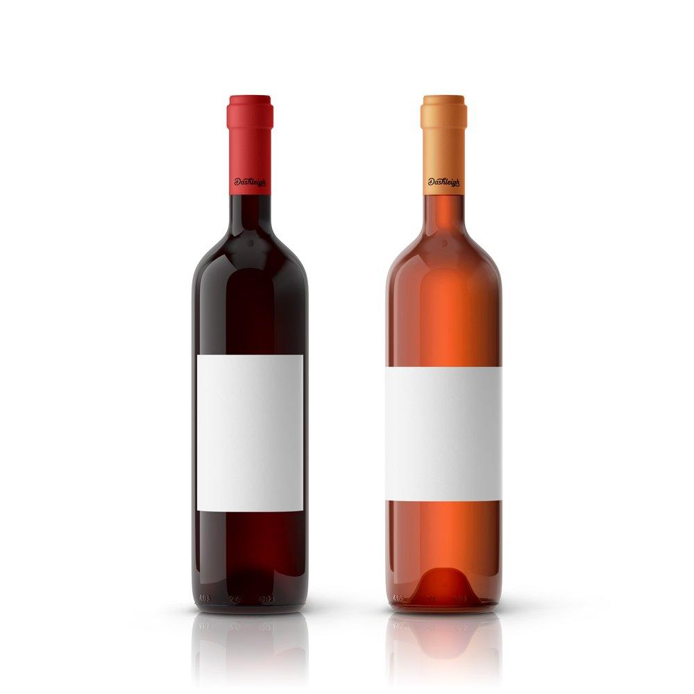 40 Large Wine Bottle Kraft Printable Labels, 4x5 inches, fits Classic Bordeaux, Burgundy, and Champagne Bottles (White Recycled (Laser or Inkjet)) - Image 4