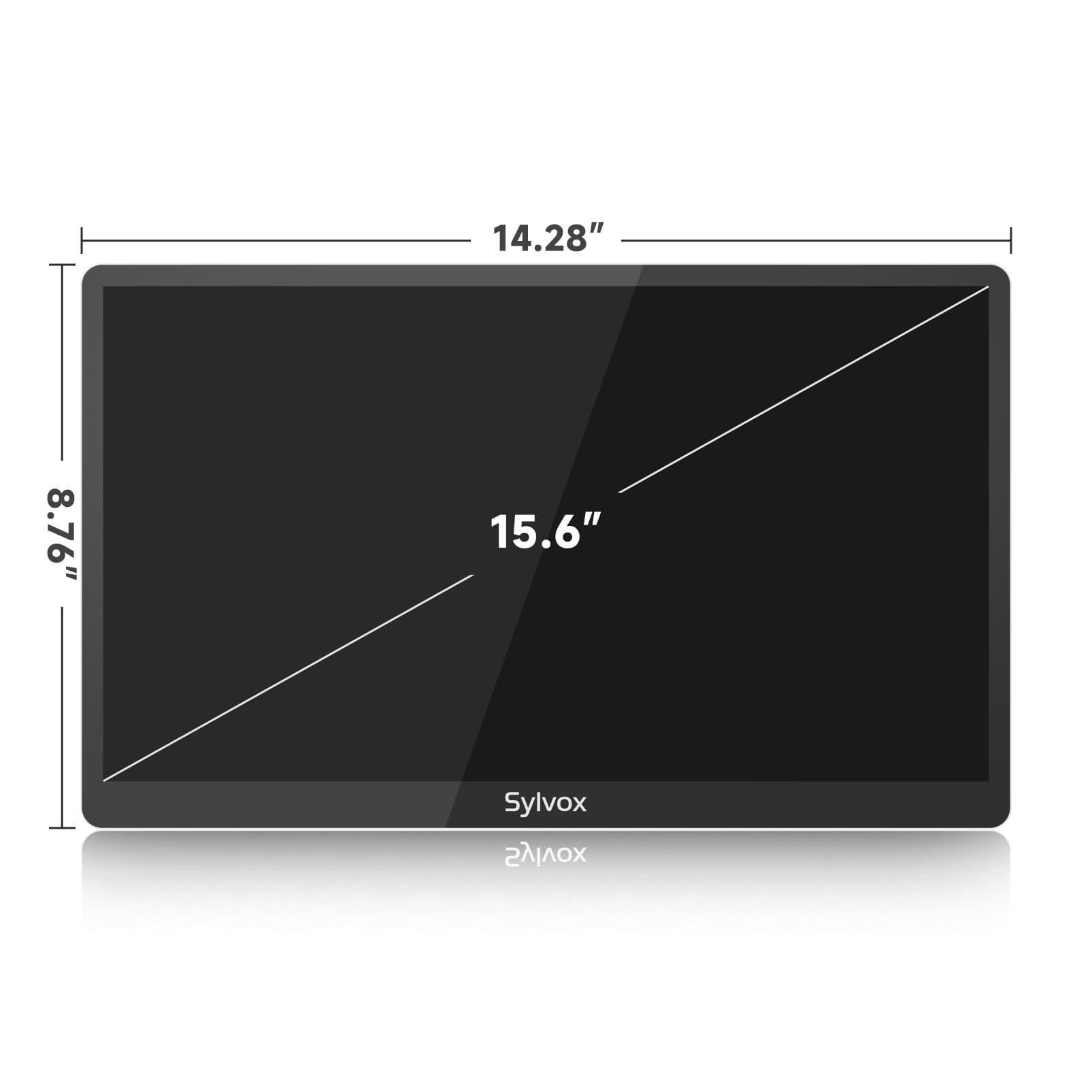 SYLVOX Kitchen TV, Small Smart TV for Kitchen, 15.6 inch 1080P Full HD Under Cabinet TVs, Google Smart Television with Voice Remote Control WiFi Bluetooth Chromecast 2 Speakers, Compact & Foldable - Image 2