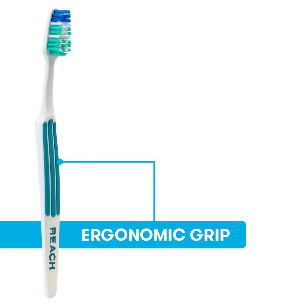 Reach Advanced Design Toothbrush, Firm Bristles, 7 Count Value Pack - Image 7