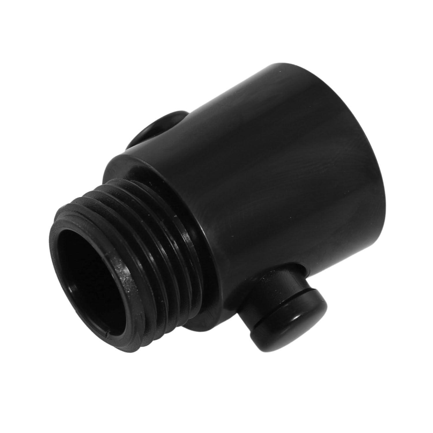 Maxmoral 2PCS Shower Head Shut Off Valve Button Type Water Flow Control Valve RV Bathroom Shower Sprayer Quick Switch Shut Off Valve G1/2 Universal Size Flow Control Valve Black - Image 4