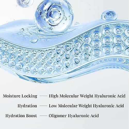 +WIS+ Hyaluronic Acid Face Mask 24 EA with Hyaluronic Acid Serum and Vitamin B5, Hydrating Facial Mask for Dry Skin, Anti-Aging Mask to Plump and Repair Dehydrated Skin, Safe on Sensitive Skin - Image 4