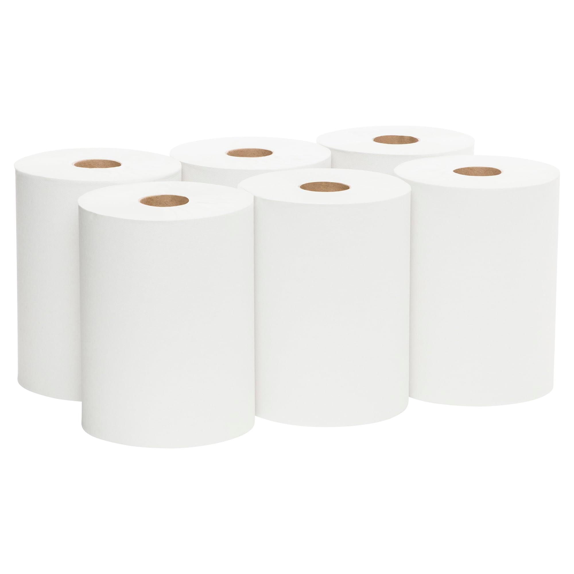 Scott Control Slimroll Hard Roll Paper Towels (12388) with Fast-Drying Absorbency Pockets, White, 6 Rolls / Case, 580' / Roll - Image 4