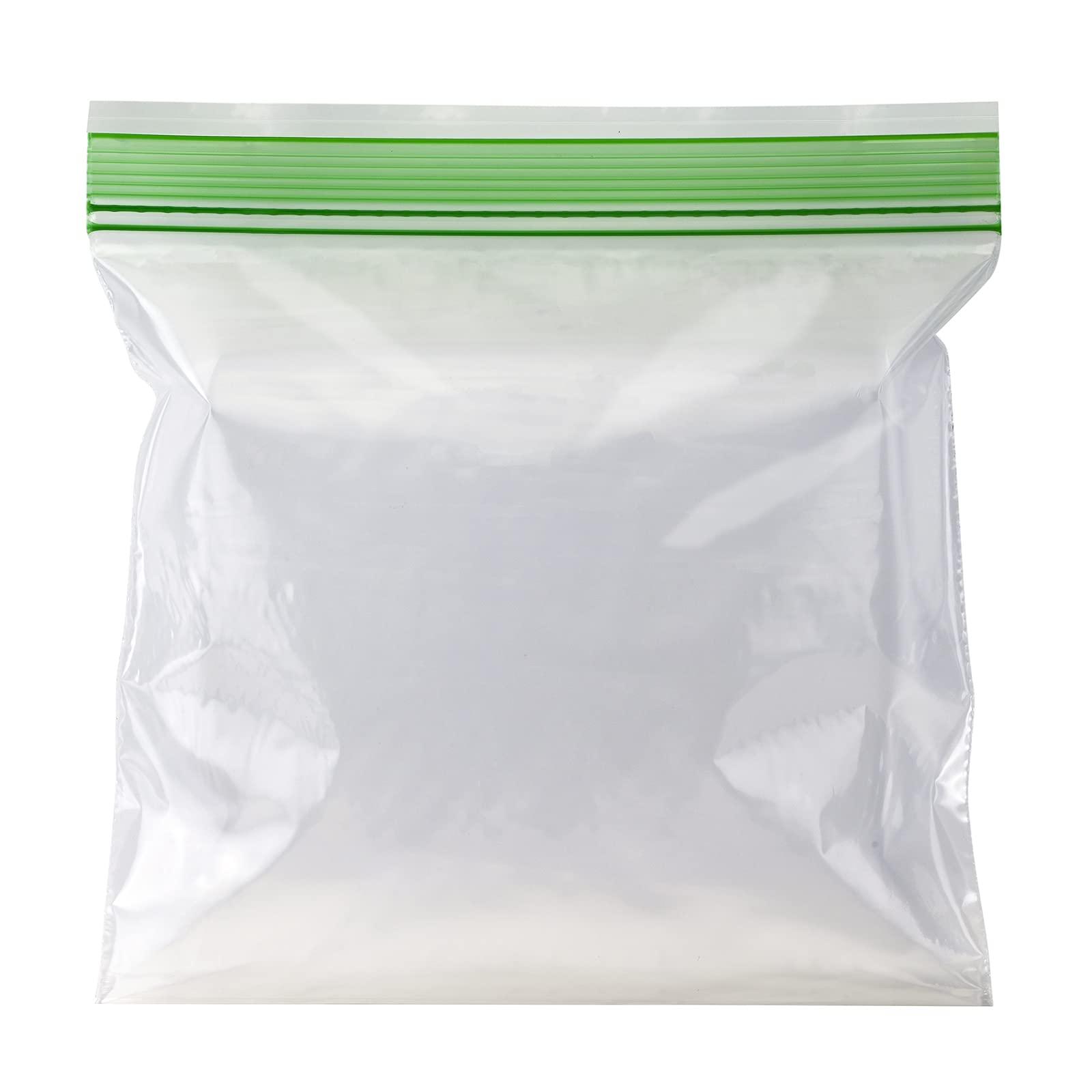 Amazon Basics Reclosable Sandwich Double Zipper Storage Bags, 100 Count, Pack of 1 - Image 3