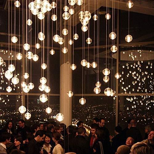 Sziqiqi Hanging Glass Globes Orbs Tea Light Candle Holders with Flameless LED Tealight for Wedding Ornaments, Wedding Birthday Christmas Party Centerpiece Accessory 2.36inch 30pcs +6 Extra - Image 5