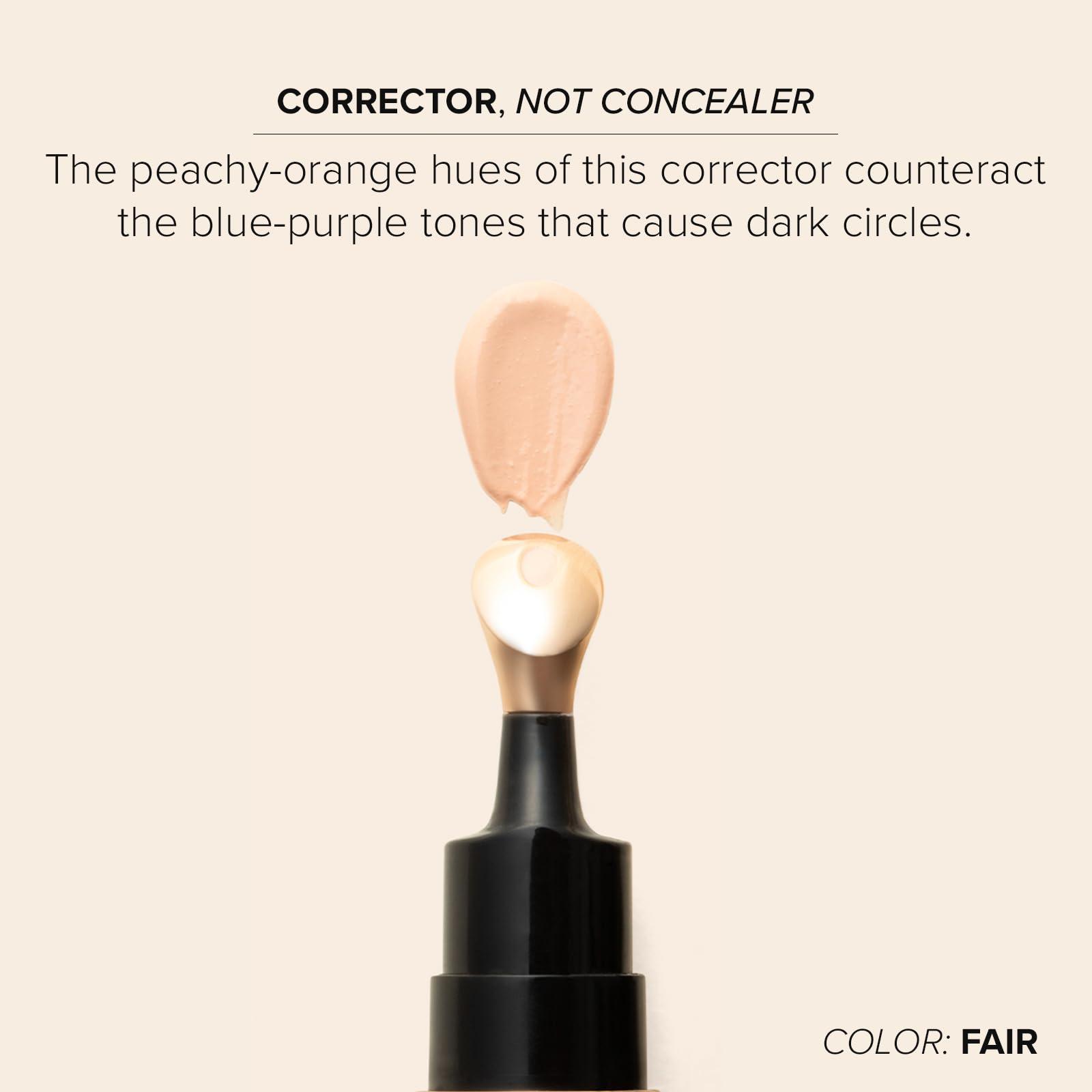 DRMTLGY Luminous Eye Corrector SPF 41, Under Eye Color Corrector for Dark Circles, Anti-Aging Tinted Eye Cream, Hydrating Eye Serum with Peach Undertone FSA/HSA Eligible, Fair - Image 3