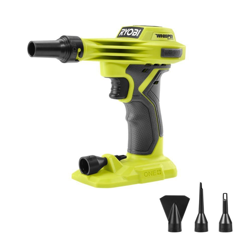 RYOBI PCL016B ONE+ Whisper Series 18V Cordless High Volume Inflator for air mattress