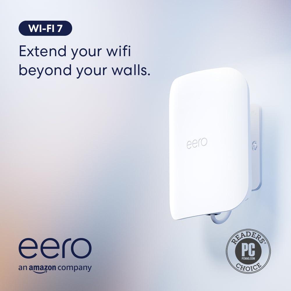 Amazon eero Outdoor 7 dual-band mesh wifi router (newest model), Weatherproof rating of IP66, Coverage up to 15,000 sq. ft. outdoors, 1-pack, Includes 30W PoE+ adapter - Image 6