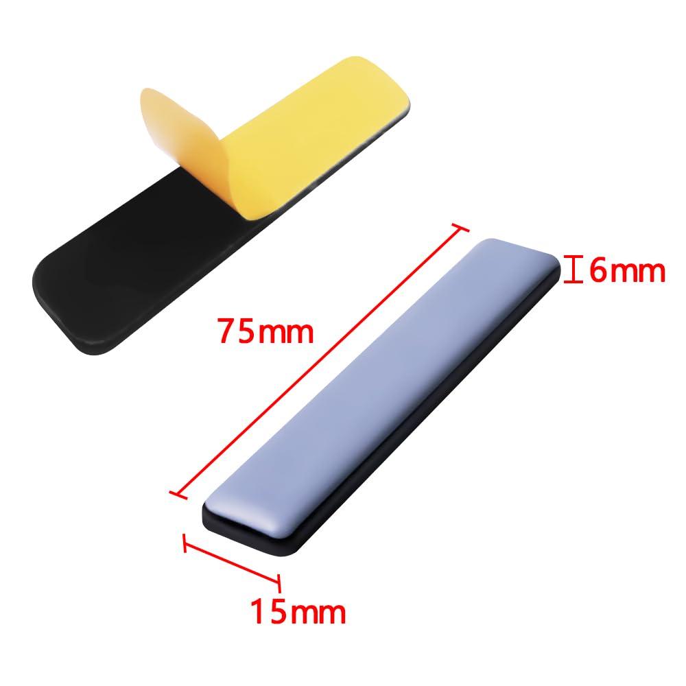 Furniture Sliders Pad，Appliance Sliders for Kitchen Appliances, Kitchen Appliance Sliders for Counter，Self Adhesive Small Appliance Slider （8,Rectangle 15 * 75mm，3/5 * 3in） - Image 3