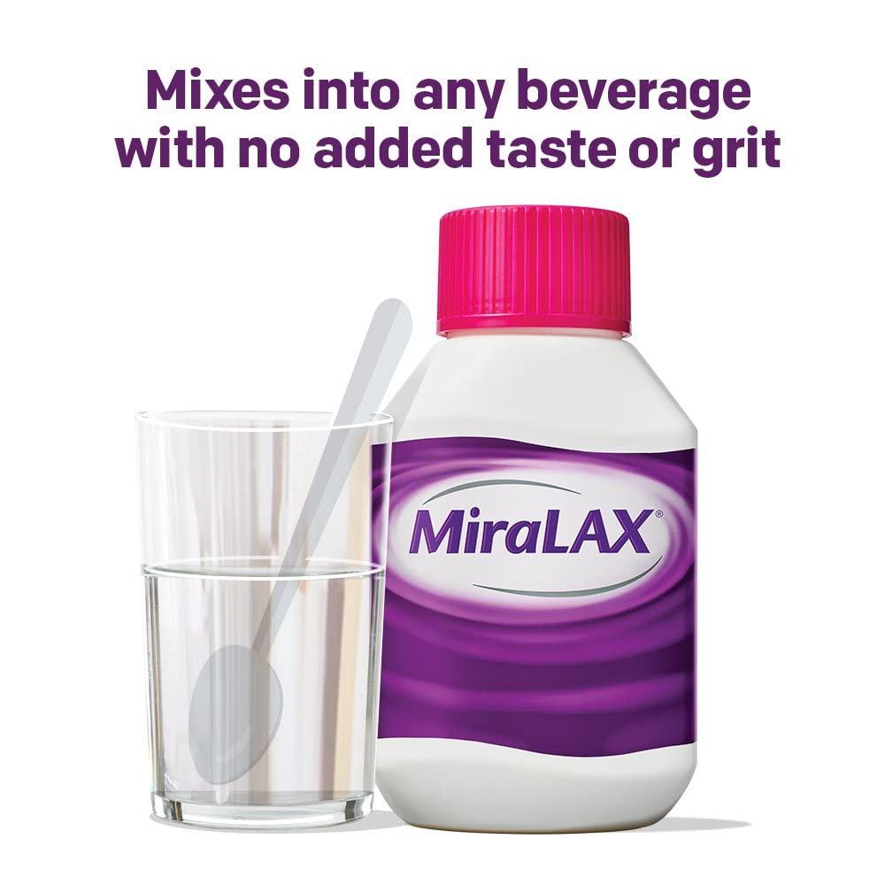Miralax Laxative Powder for Solution Unflavored - 26.9 oz, Pack of 2 - Image 6