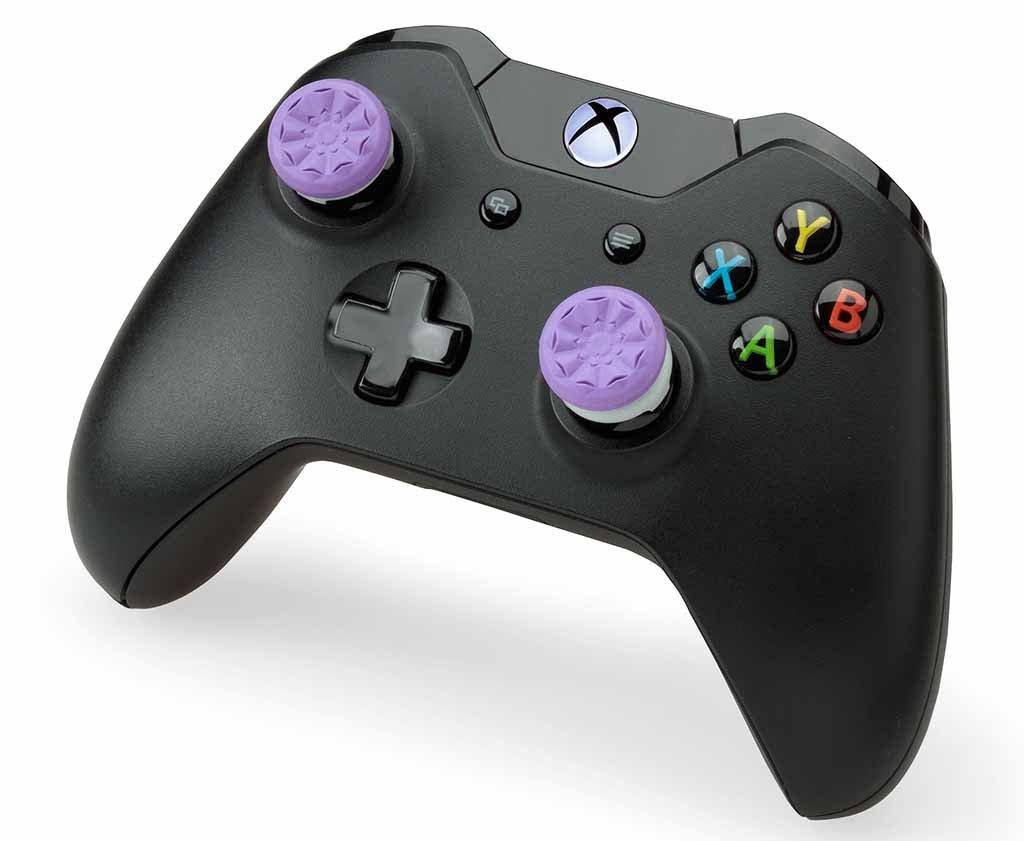 KontrolFreek FPS Freek Galaxy Purple for Xbox One and Xbox Series X Controller | 2 Performance Thumbsticks | 1 High-Rise, 1 Mid-Rise | Purple - Image 2