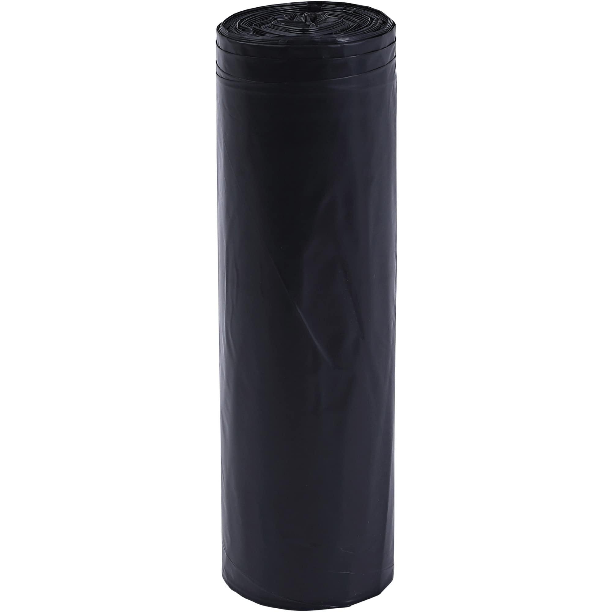Genuine Joe GJO01535 Heavy Duty Low-Density Puncture Resistant Can Liner, 60 gallon Capacity, 56" Length x 39" Width x 1.50 mil Thickness, Black (Box of 50) - Image 5