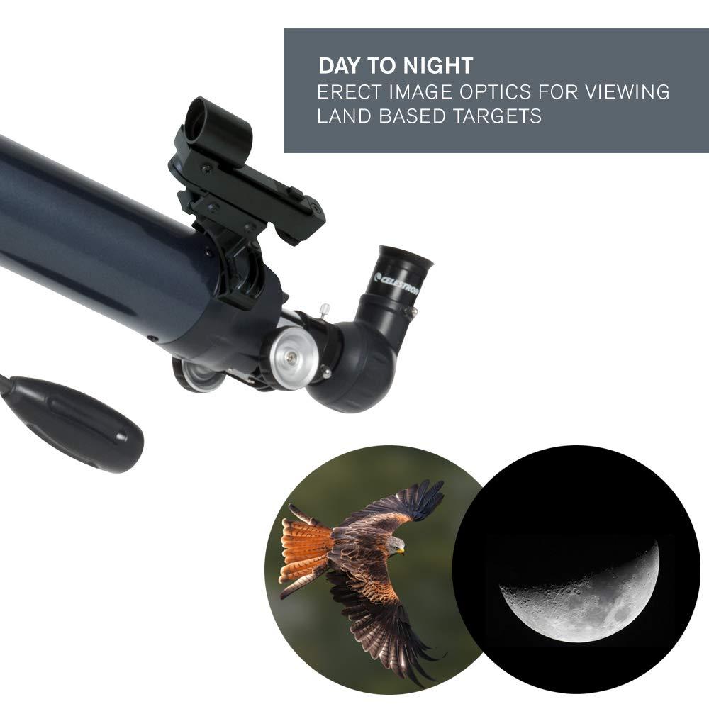 Celestron - AstroMaster 70AZ Telescope - Refractor Telescope - Fully Coated Glass Optics - Adjustable Height Tripod – Bonus Astronomy Software Package - Image 5