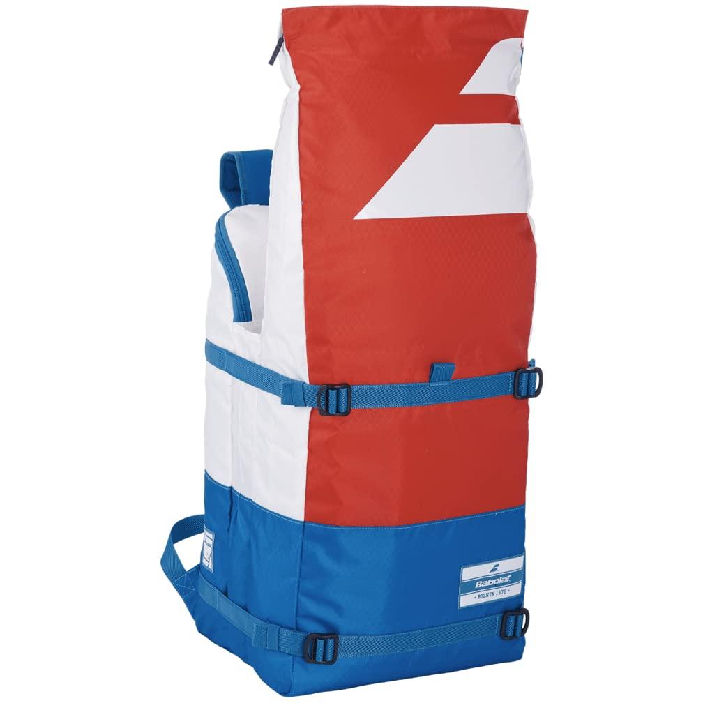 Babolat EVO 3 + 3 Tennis Backpack (White/Blue/Red) - Image 3