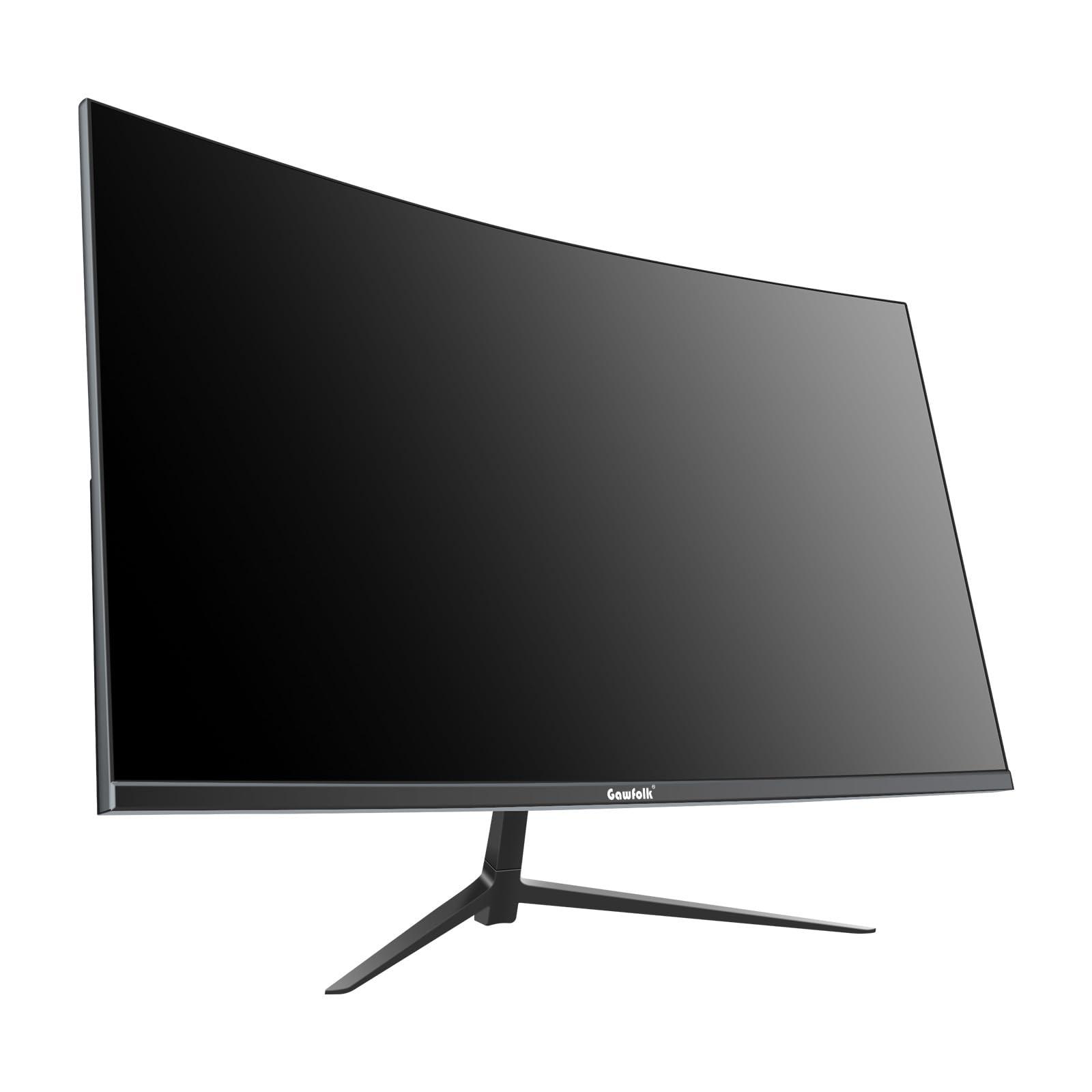 Gawfolk 2K 165Hz Curved Monitor, 27 Inch QHD 2560x1440p 144Hz Gaming Monitor with AMD FreeSync, Flicker-Free, 2X HDMI 2.0, DP 1.4, Ultra-Thin Frameless 1800R Screen PC Monitor - Image 8