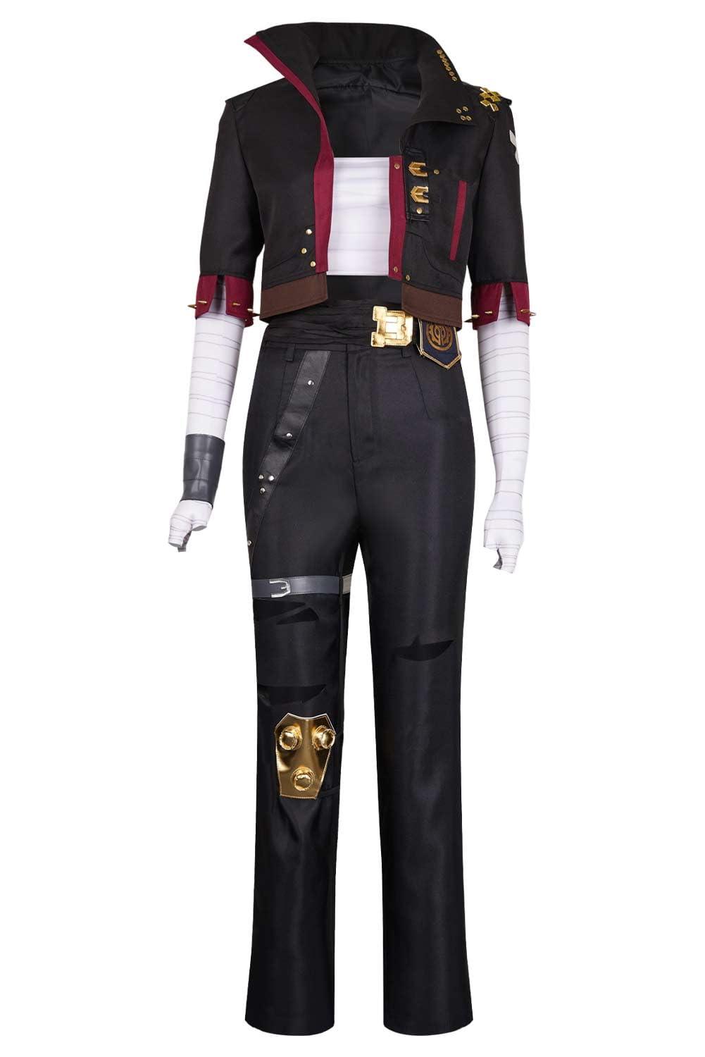 Vasojot Vi Cosplay Jacket Coat Suit Costume Adult Women Halloween Cosplay The Piltover Enforcer Vi Outfits