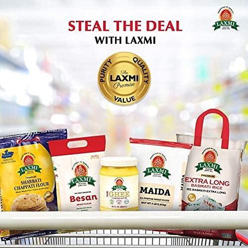 Laxmi Brand, Extra Long Grain Basmati Rice, Free Saffron Included, Made Pure, Made Fresh, Tradition of Quality Since 1972, House of Spices, Product of India (10lb) - Image 6