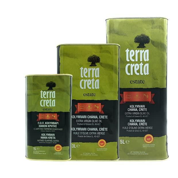 Terra Creta | Award Winning | Kolymvari Estates | 100% Pure Greek Olive Oil | Cold Extracted | Protective Designation of Origin | 3Ltr - (101.4 fl.oz) Tin - Image 6