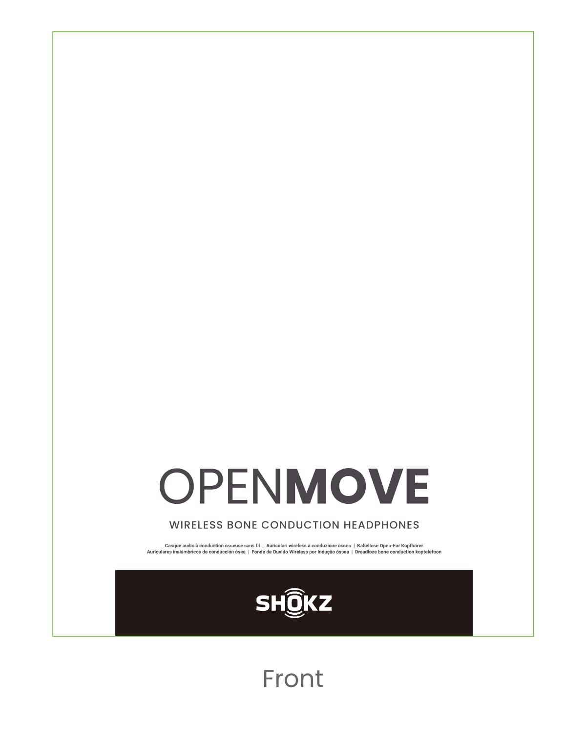 SHOKZ OpenMove - Open-Ear Bluetooth Sport Headphones, Bone Conduction Wireless Earphones, Sweatproof for Running and Workouts, with Sticker Pack, Grey - Image 10
