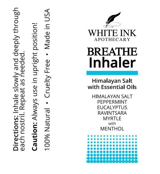 White Ink Breathe | Natural Essential Oil Inhaler Eucalyptus Peppermint | Congestion | Allergy | Focus | Aromatherapy Sinus Relief (1) - Image 7