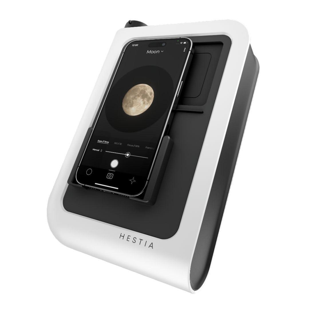 Vaonis Hestia Smartphone-Based Telescope Ultimate Pack with Interactive Sky Map, 30mm Aperture, and Gravity App Support - Image 2