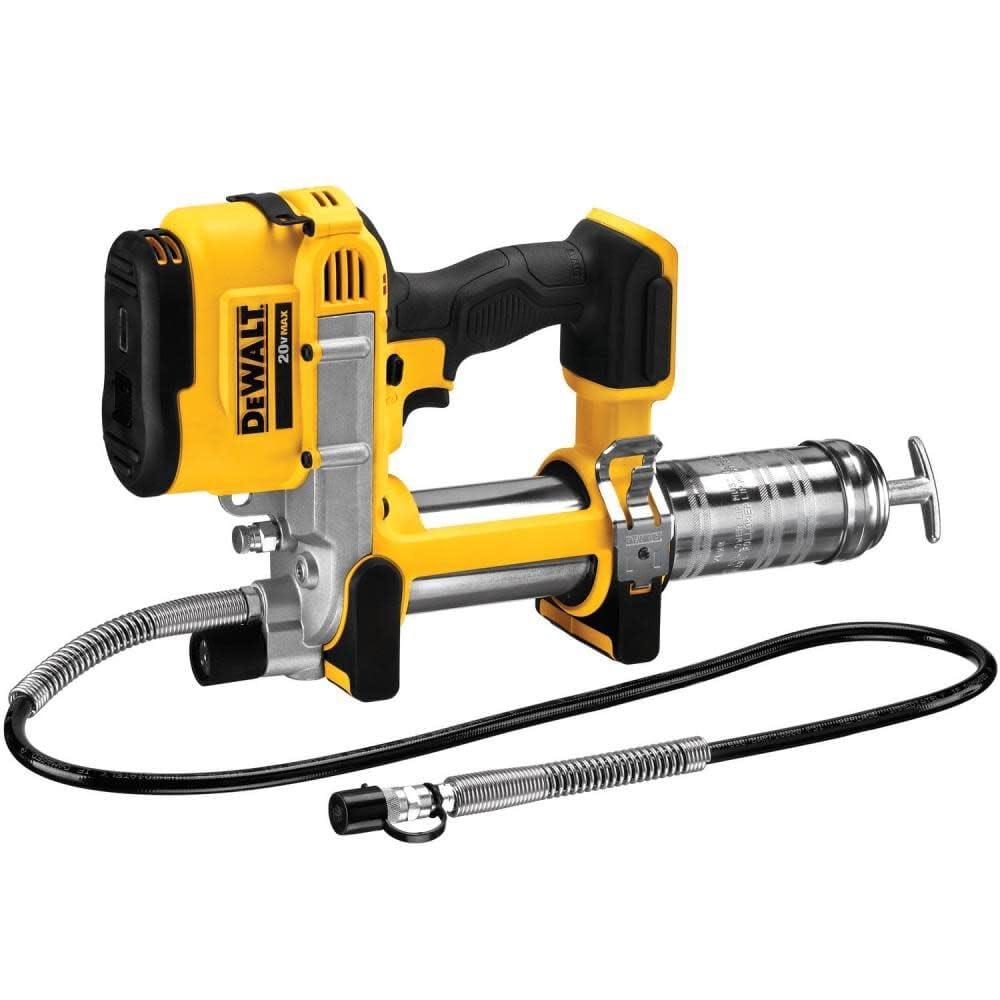 DEWALT Grease Gun 20V MAX, Cordless, 42” Long Hose, 10,000 PSI, Variable Speed Triggers, Tool Only (DCGG571B)